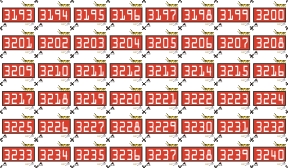 Red Bibs 3193-3240
