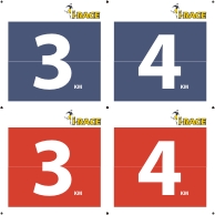 Kilometer Markers: B3, B4, R3, R4